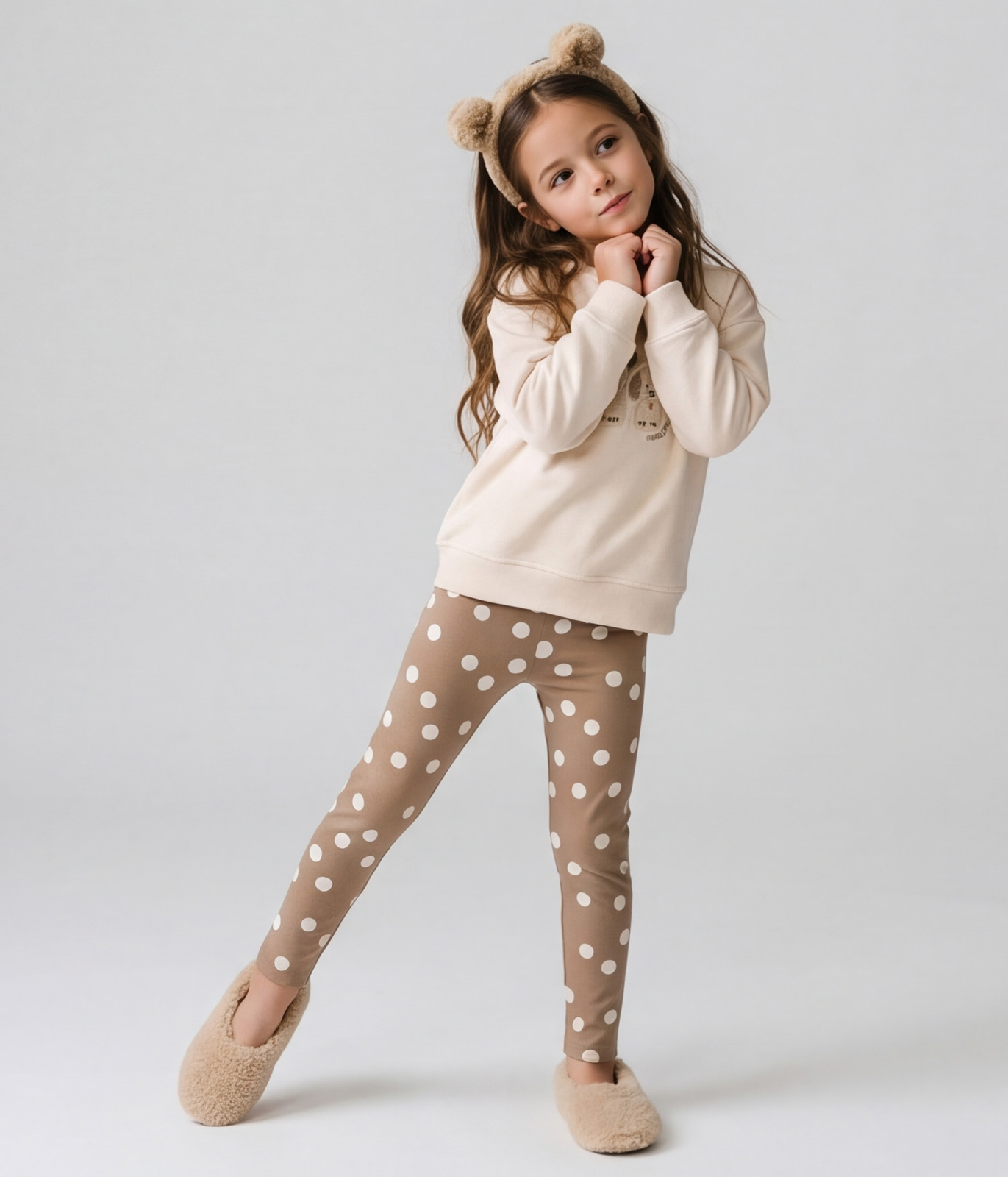 GIRLS Set: leggings & sweatshirt/Комплект детский: Леггинсы и свитшот /AW25TKG037