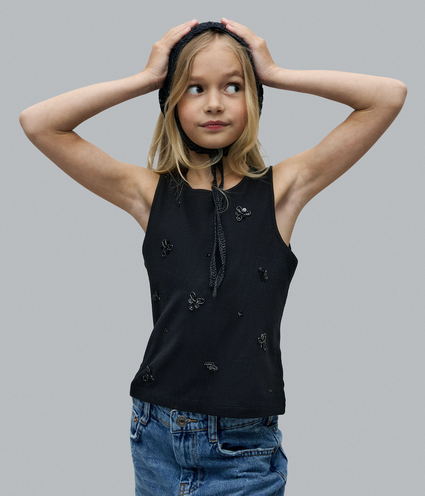 GIRLS Top/Детский топ /SS25TKG005