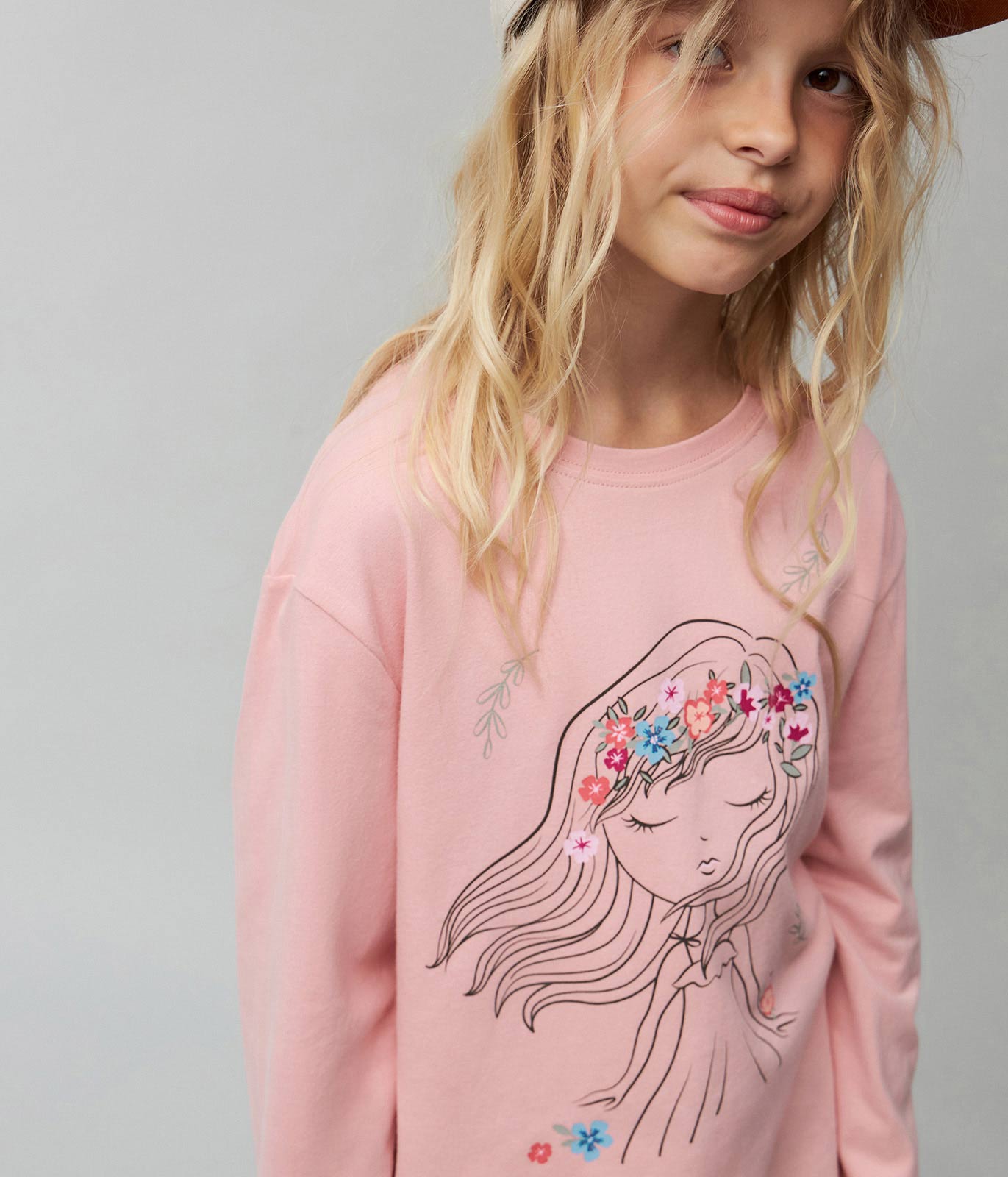GIRLS Tee LS/ Футболка детская д/р/AW23TKG039