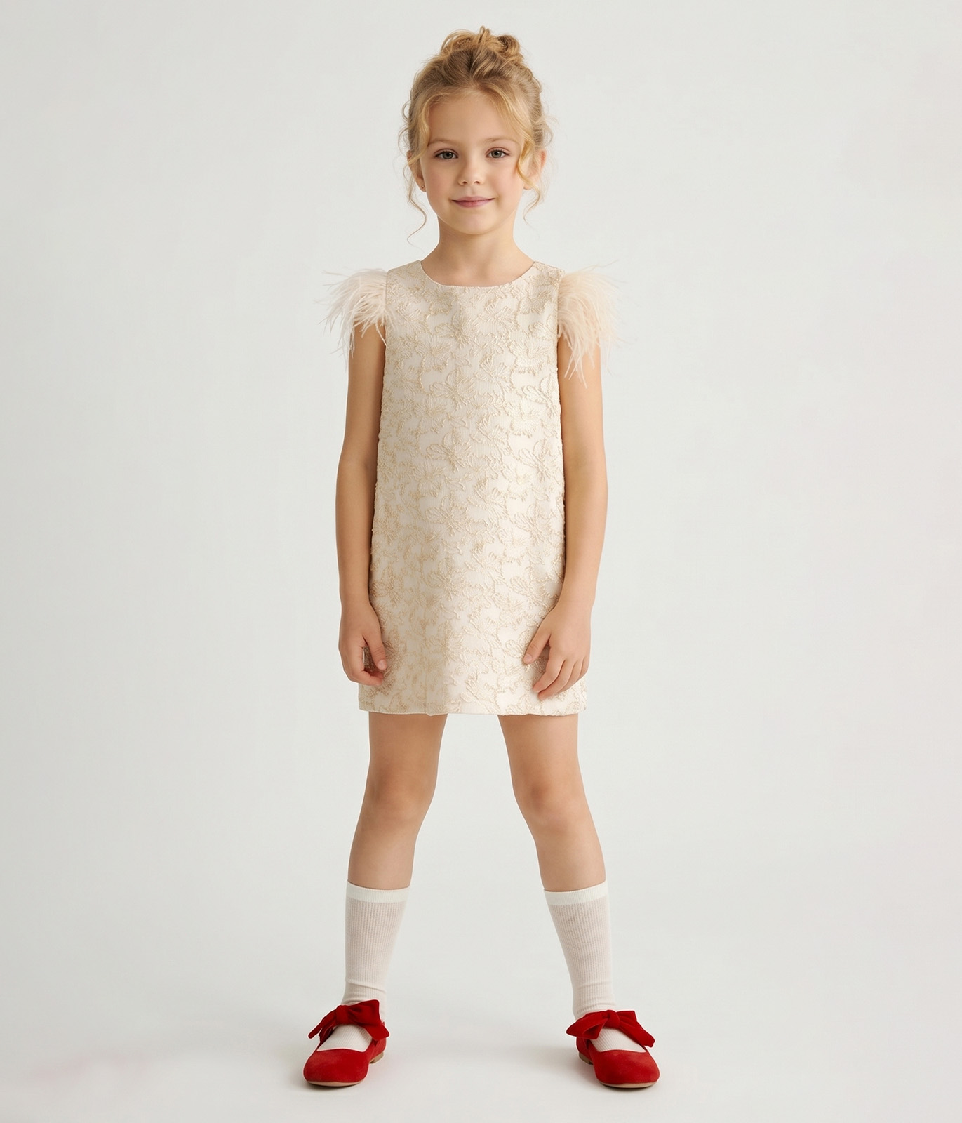 GIRLS Jacquard dress/ Платье детское/AW23TKG058