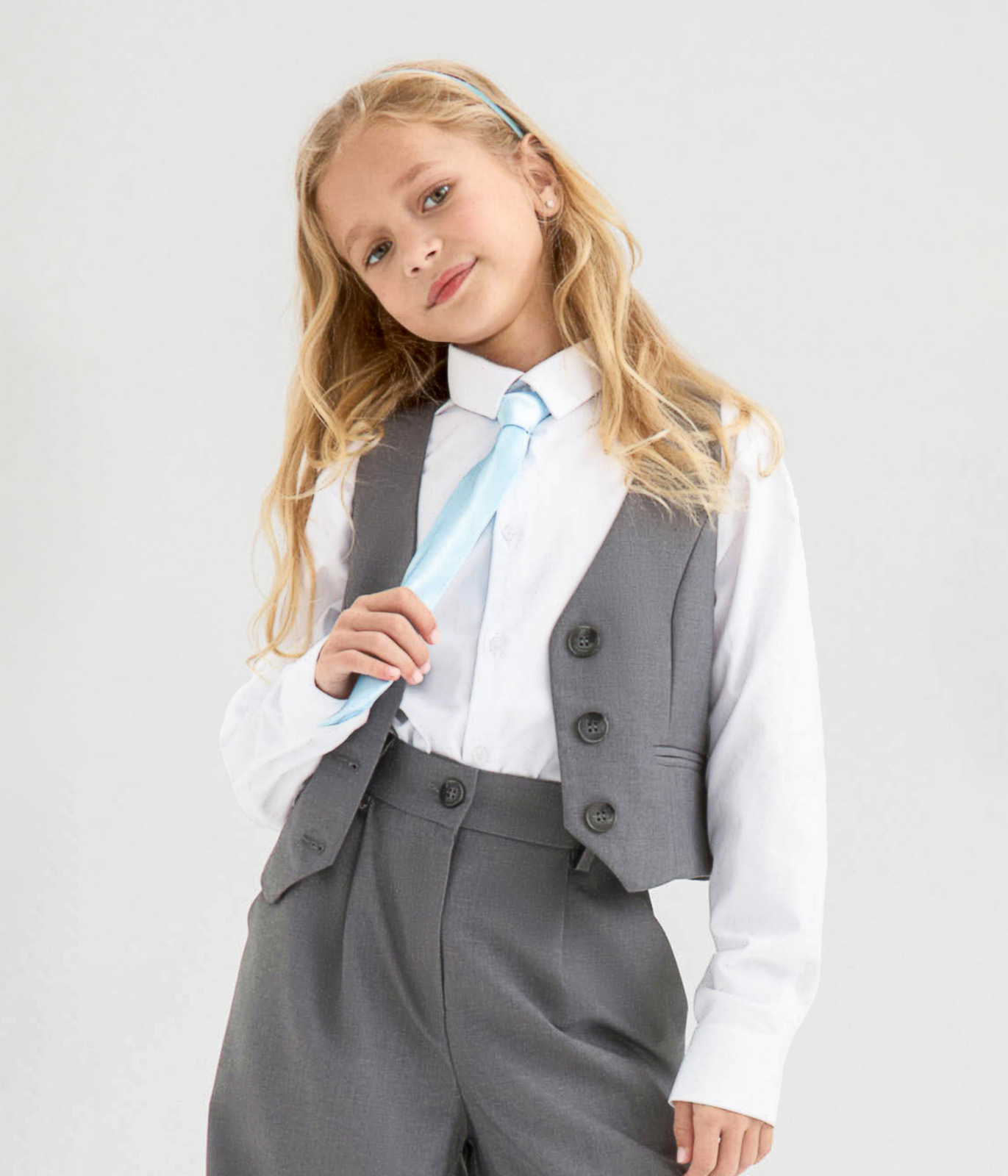 GIRLS Vest/Жилет детский/AW25TKG018