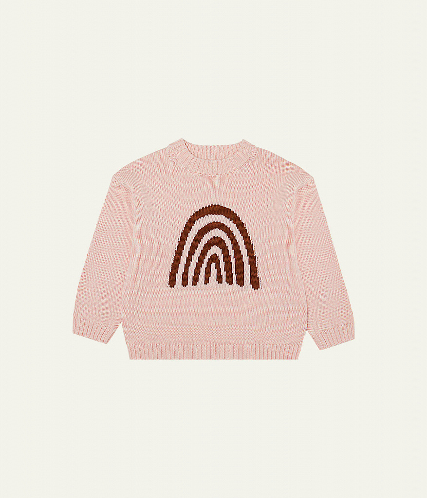 GIRLS Jumper knitted/Джемпер детский/AW23TKG042 розовый