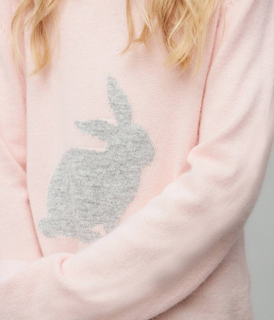 GIRLS Jumper knitted/Джемпер детский/AW23TKG043 розовый