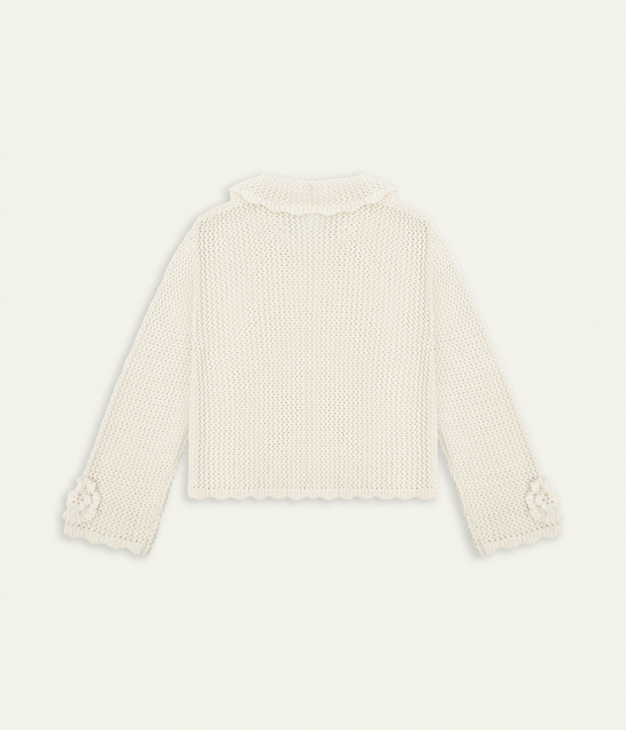 GIRLS cardigan/Кардиган детский/SS25TKG042  молочный