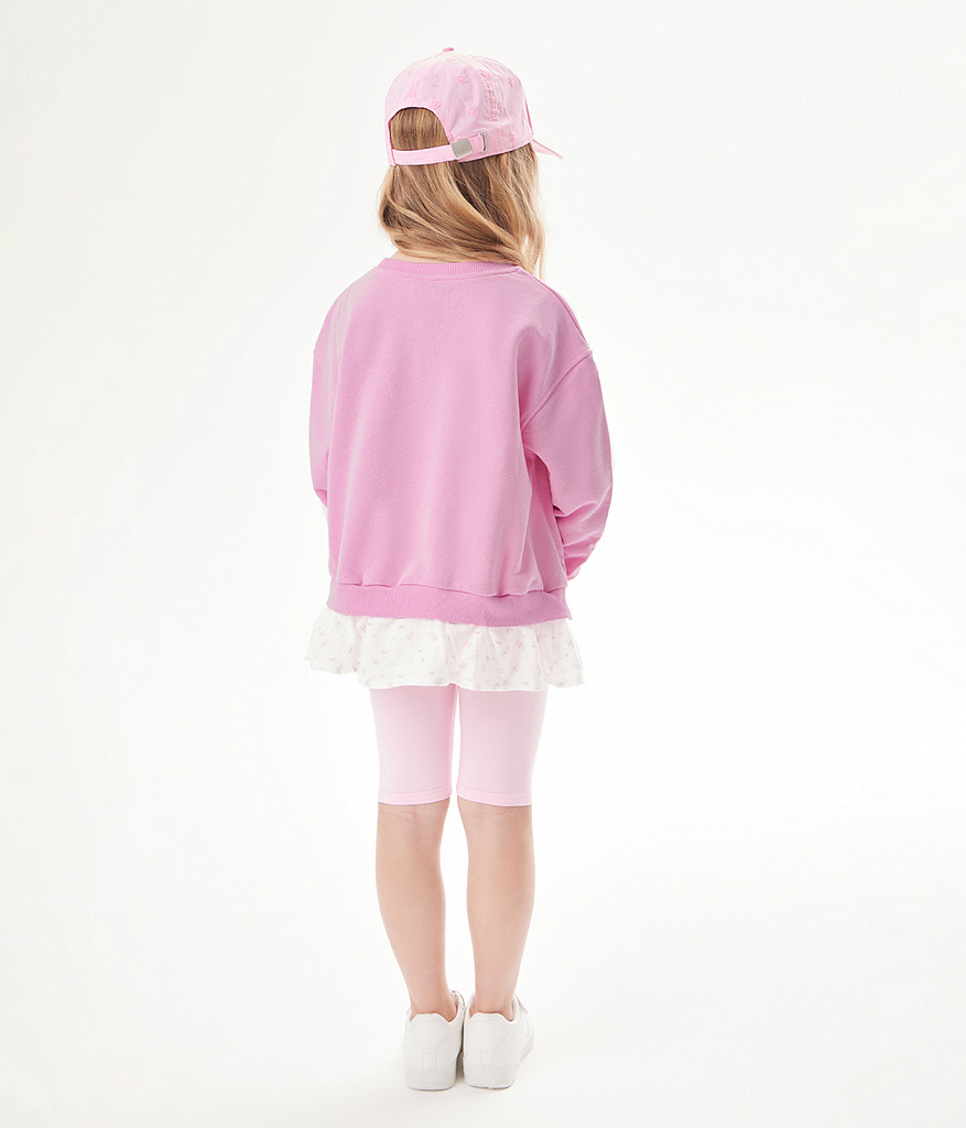 GIRLS Jumper sweat/ Джемпер детский/SS24TKG026 розовый