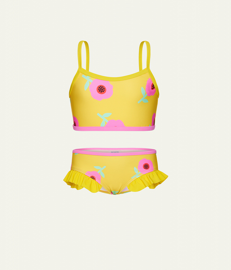 GIRLS Tankini/ Костюм купальный детский/SS24TKG050 желтый
