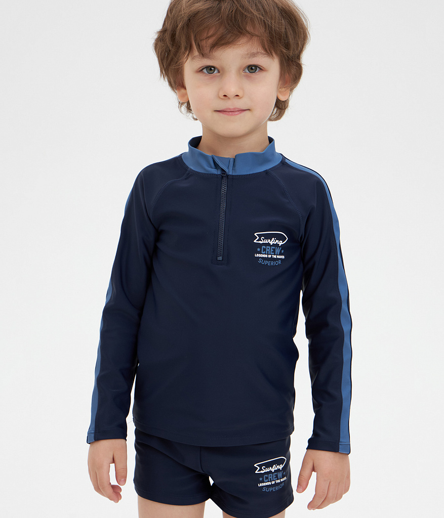 BOYS Swim tee LS/ Футболка для плавания детская/SS24TKB046