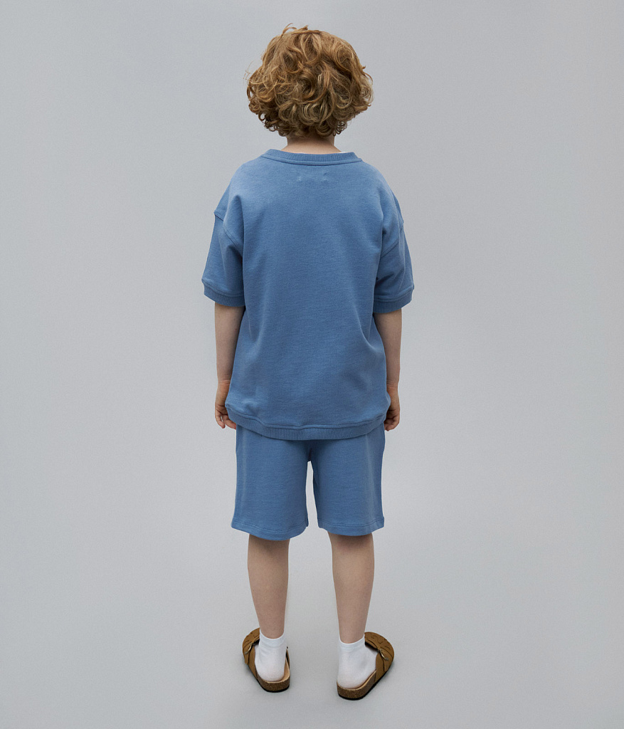 BOYS Set Shorts and Tee SS/ К-т джемпер и шорты  детский /SS24TKB041 синий
