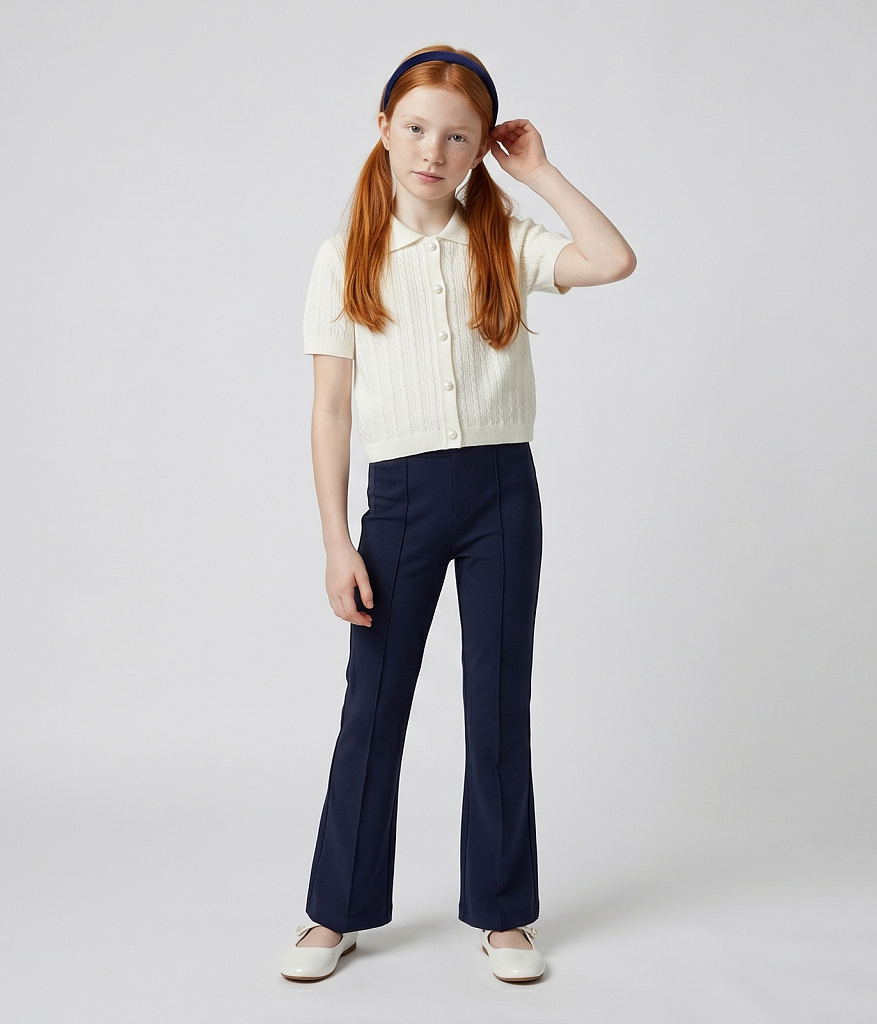 GIRLS Pants/Брюки детские/AW25TKG017 синий