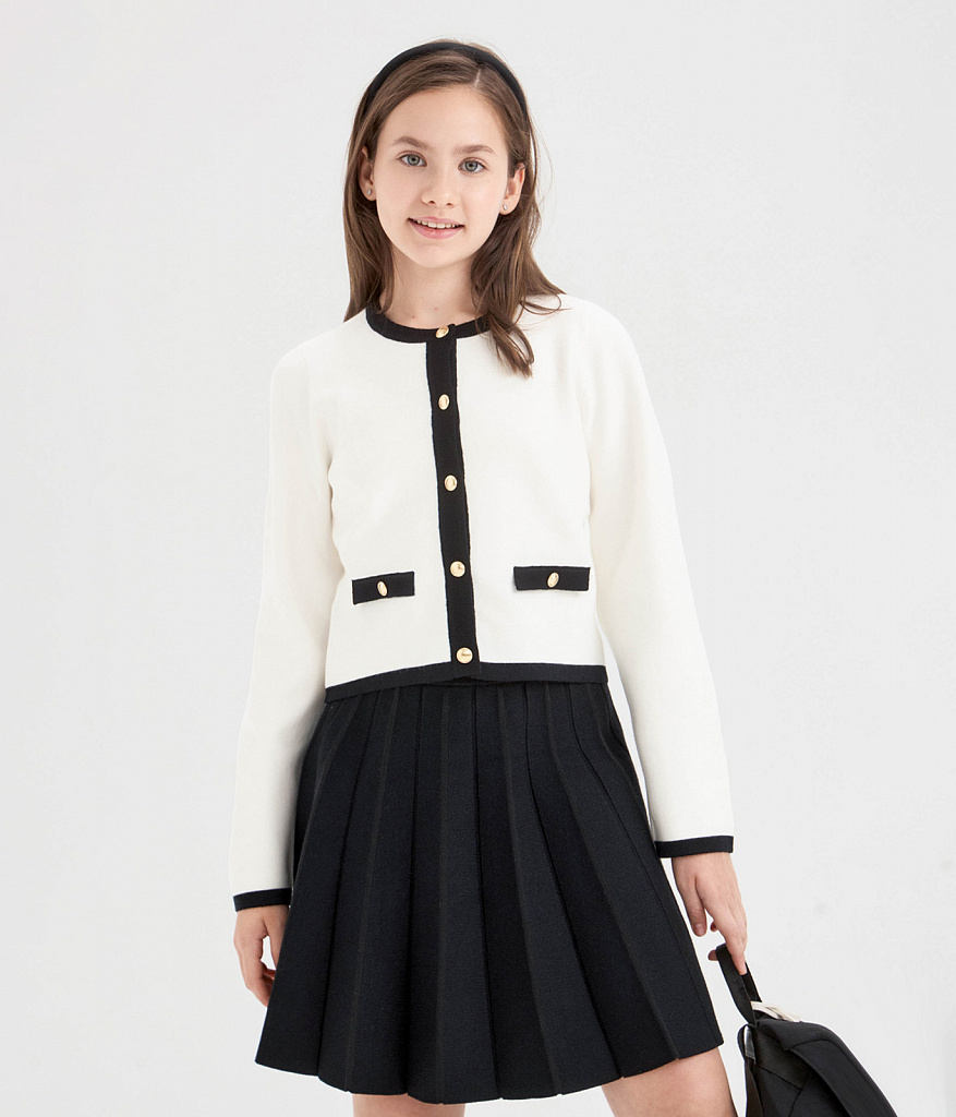 GIRLS Skirt/Юбка детская/AW25TKG003 черный