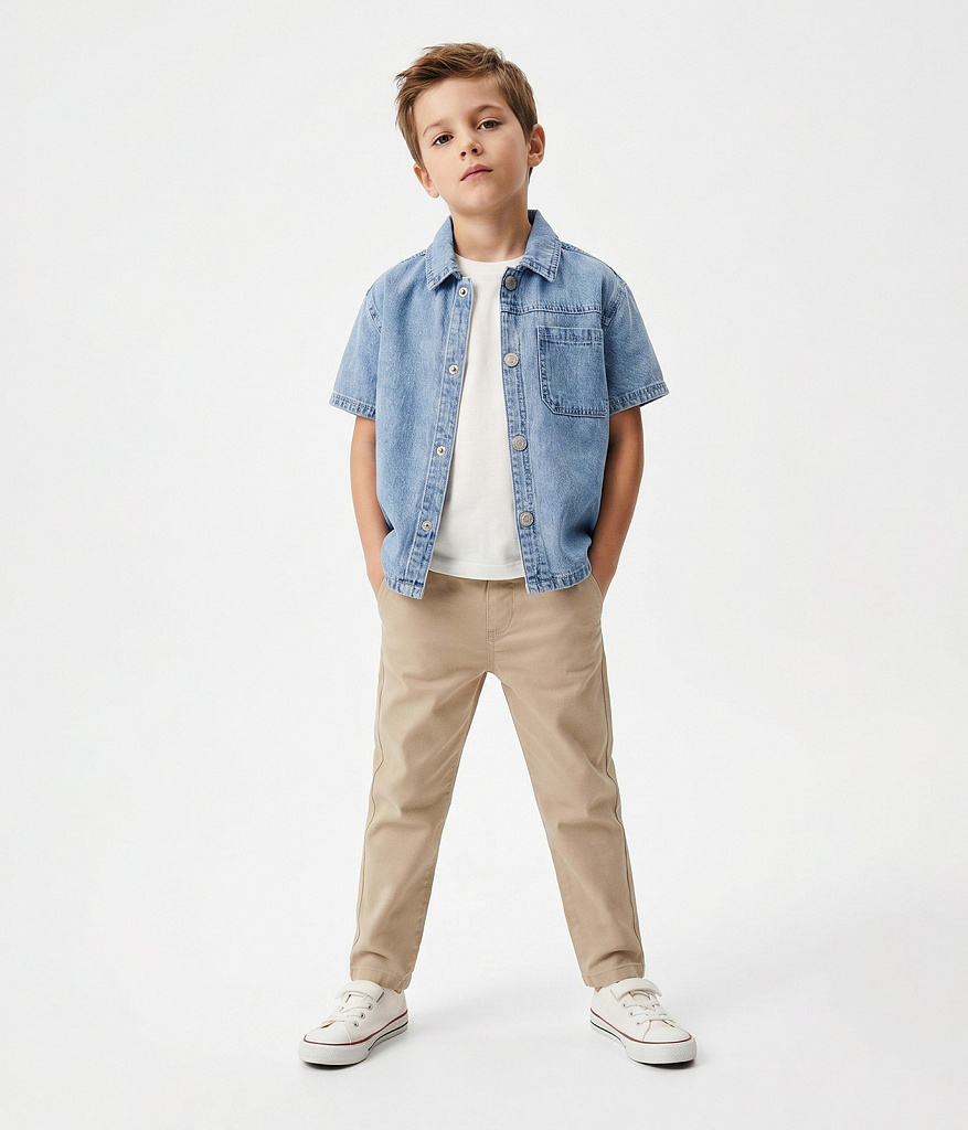 BOYS Shirt/Детская рубашка / SS25TKB008