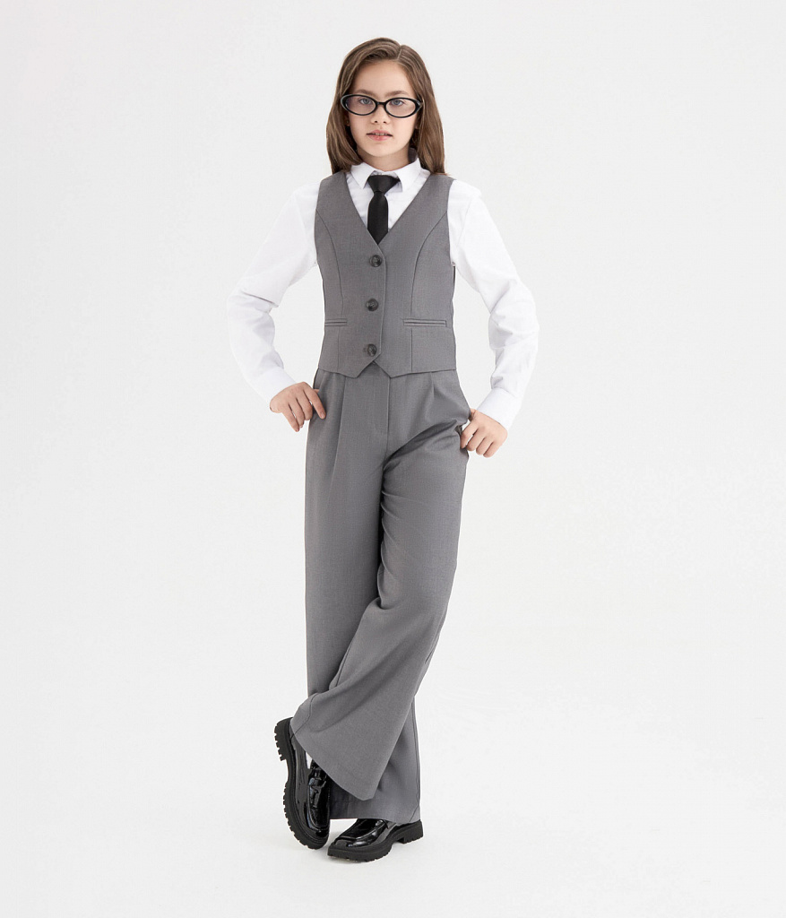 GIRLS Pants/Брюки детские/AW25TKG011 серый