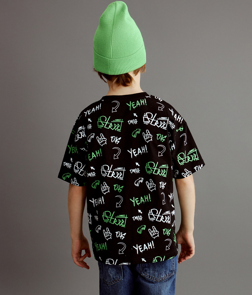 BOYS Tee SS Jersey/ Футболка детская к/р/SS24TKB061 черный