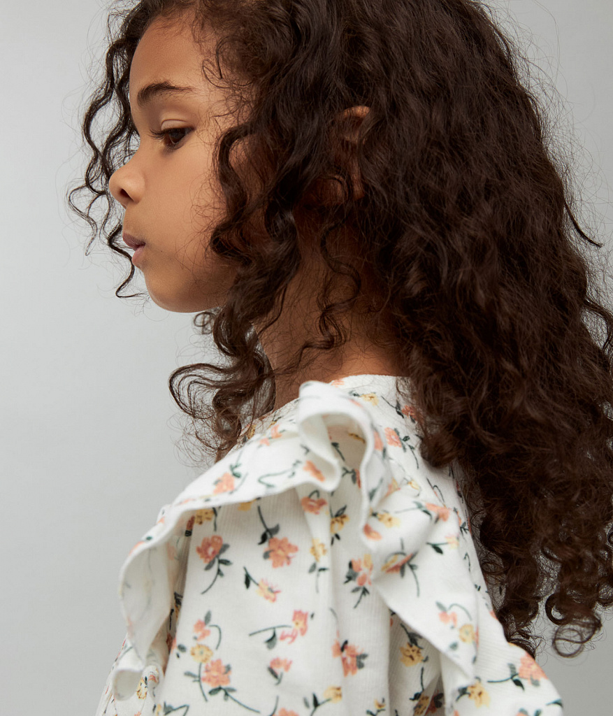GIRLS baby cord dress/ Платье детское/AW23TKG032 молочный