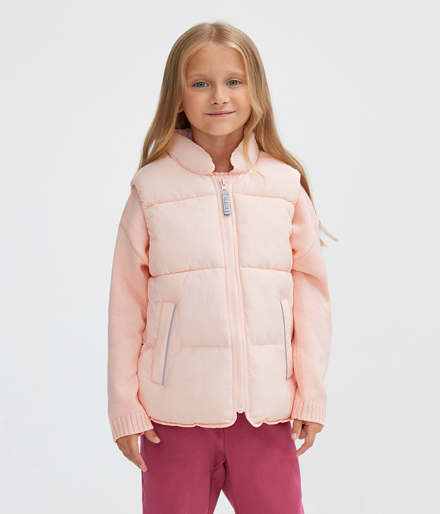 GIRLS Gilet/Жилет детский/AW23TKG012 розовый