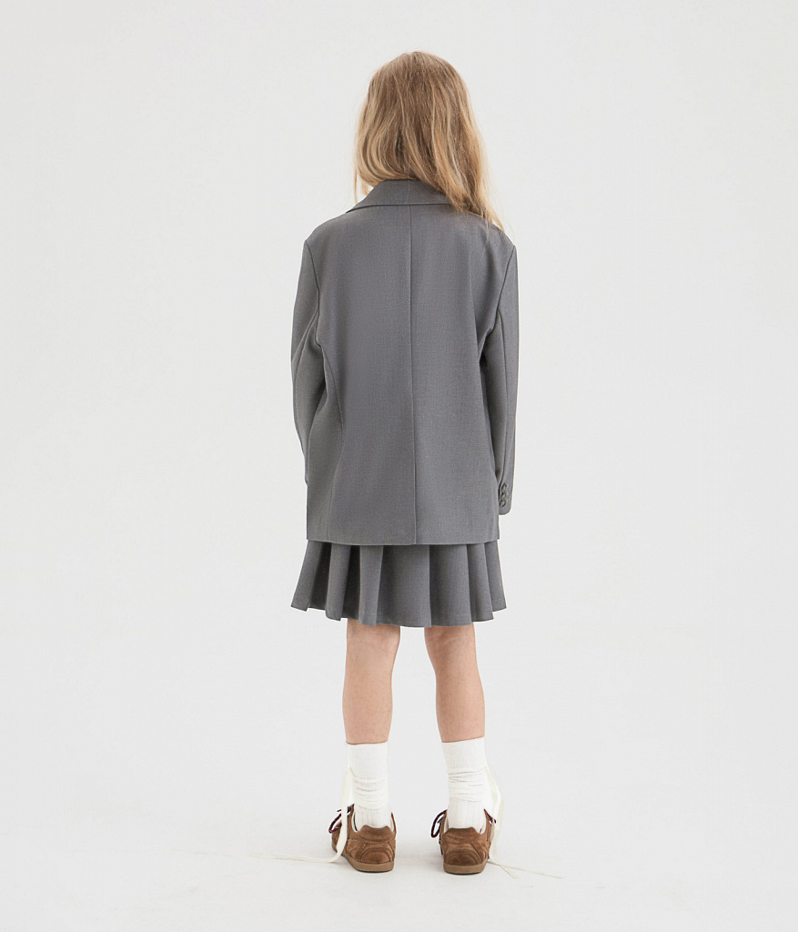 GIRLS Skirt/Юбка детская/AW25TKG016 серый