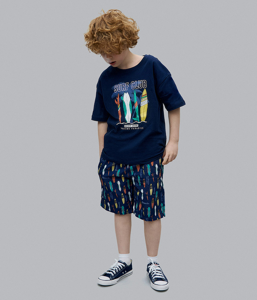 BOYS board shorts/ Шорты детские/SS24TKB042 синий