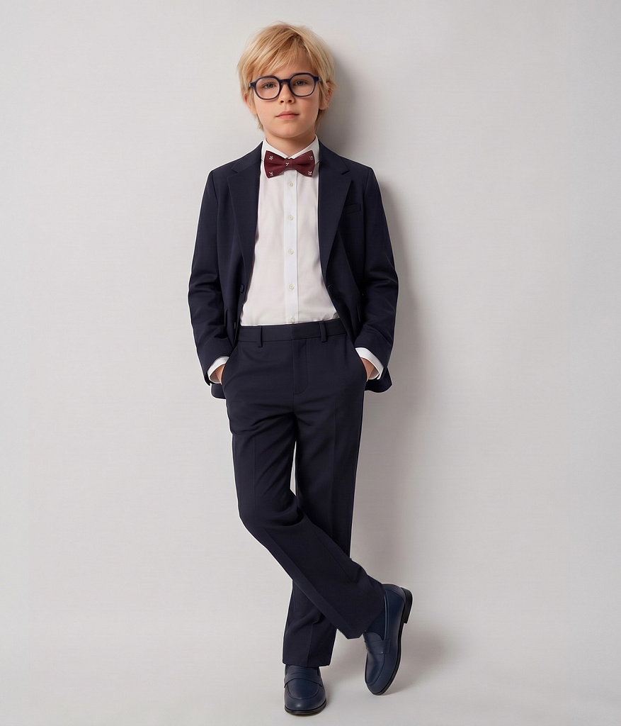 BOYS Pants/Брюки детские/AW25TKB009 синий