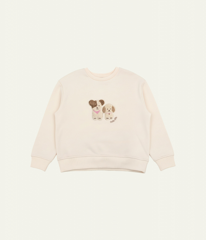 GIRLS Set: leggings & sweatshirt/Комплект детский: Леггинсы и свитшот /AW25TKG037 молочный; бежевый