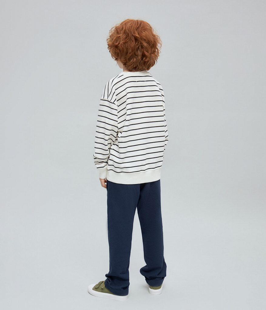 BOYS Jumper sweat/ Джемпер детский/SS24TKB039 молочный