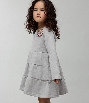 GIRLS dress LS/ Платье детское д/р/AW23TKG028