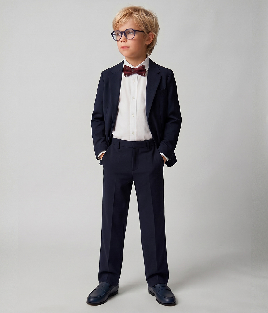 BOYS Pants/Брюки детские/AW25TKB009 синий