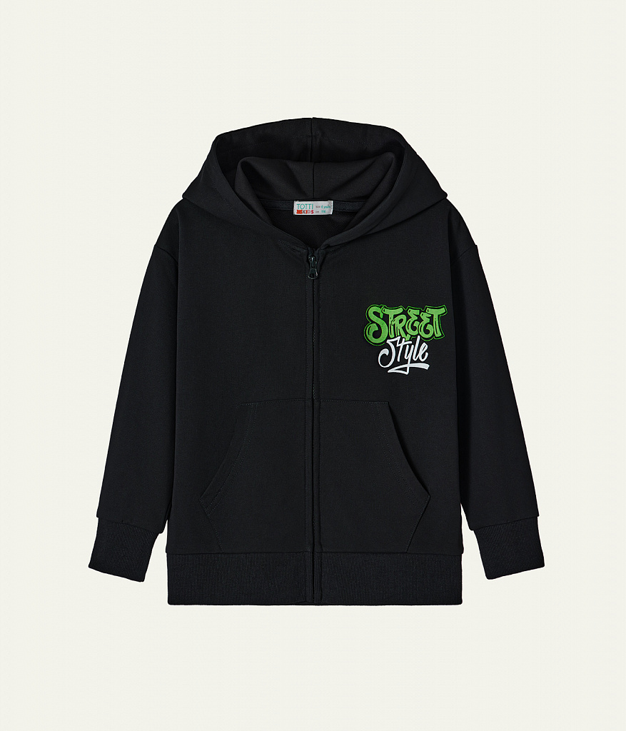 BOYS Cardi sweat/ Кардиган детский/SS24TKB035 черный