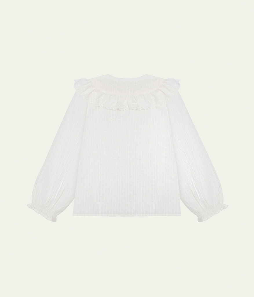 GIRLS Blouse/Блузка детская/AW25TKG021 белый
