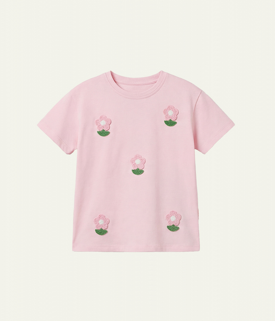 GIRLS Tee SS/ Футболка детская к/р/SS25TKG062 розовый