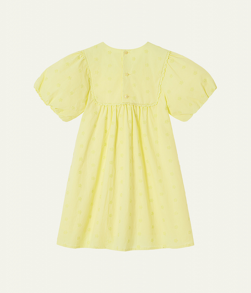 GIRLS Dress/ Платье детское/SS24TKG010 желтый