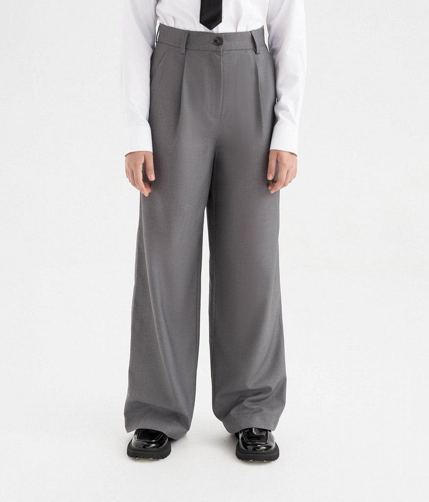 GIRLS Pants/Брюки детские/AW25TKG011 серый