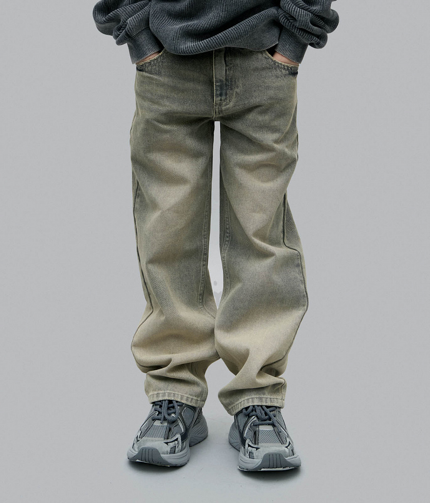 BOYS Jeans/Детские джинсы / SS25TKB014  серый