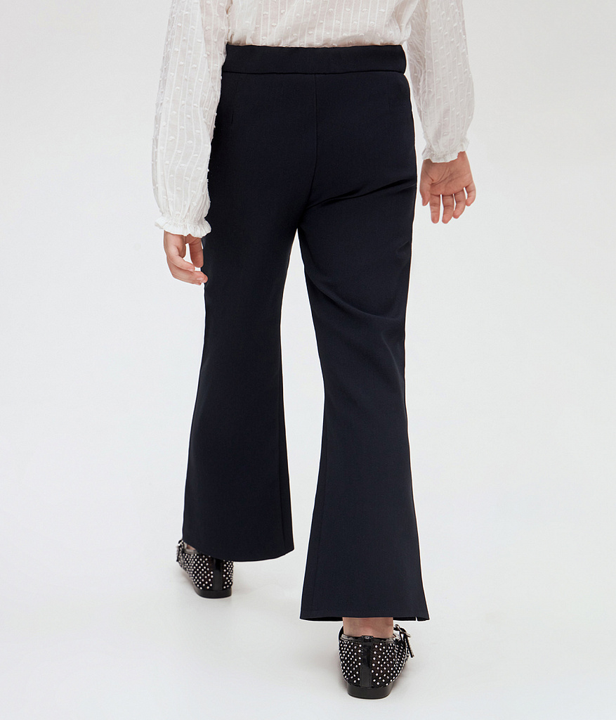 GIRLS School Trousers stretch/ Брюки детские AW24TKG007 синий