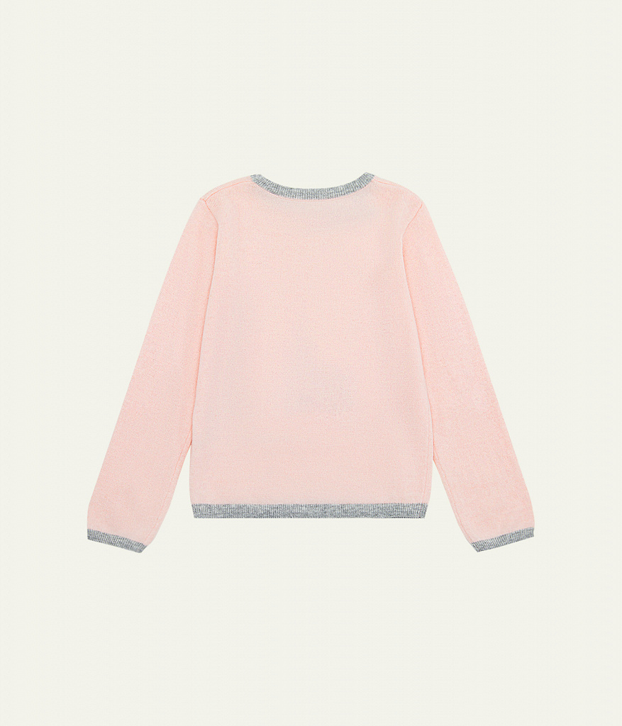 GIRLS Jumper knitted/Джемпер детский/AW23TKG043 розовый