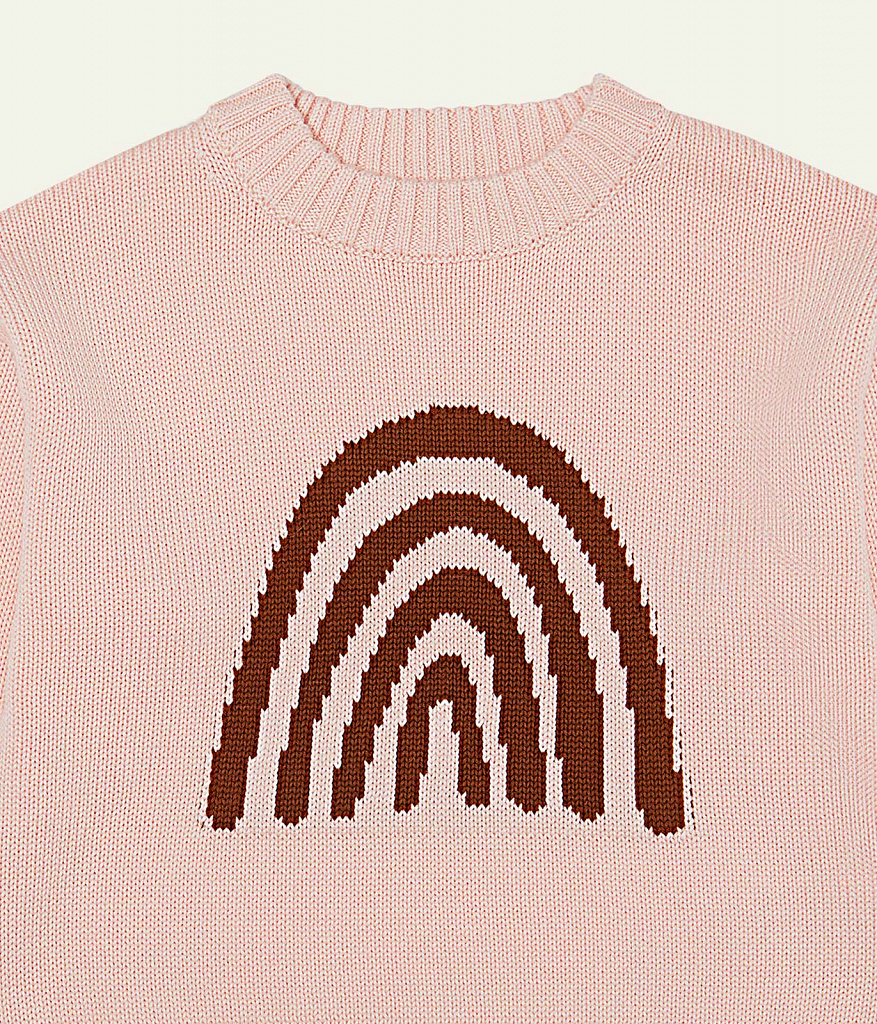 GIRLS Jumper knitted/Джемпер детский/AW23TKG042 розовый