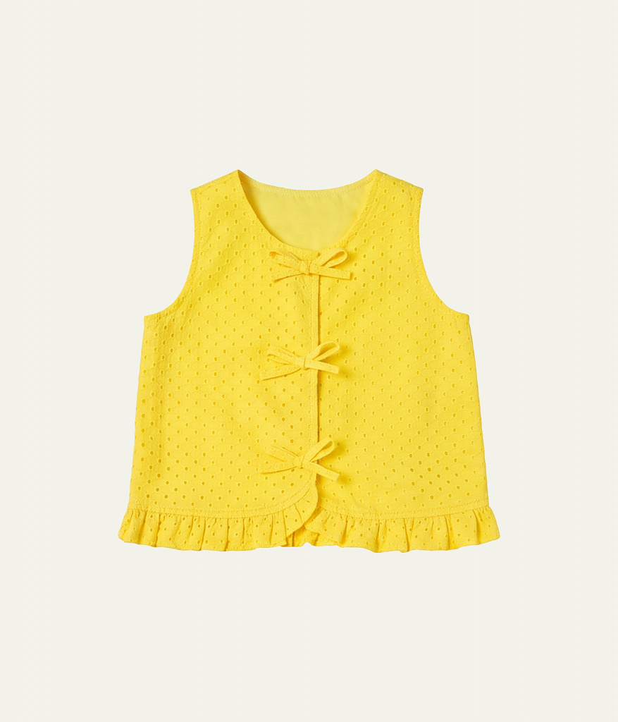 Топ детский/SS26TKG032 желтый
