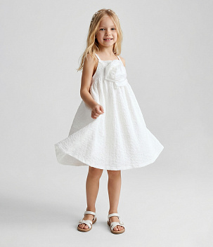 GIRLS bow dress SS/Платье детское/SS24TKG085