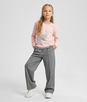 GIRLS Jumper knitted/Джемпер детский/AW23TKG043