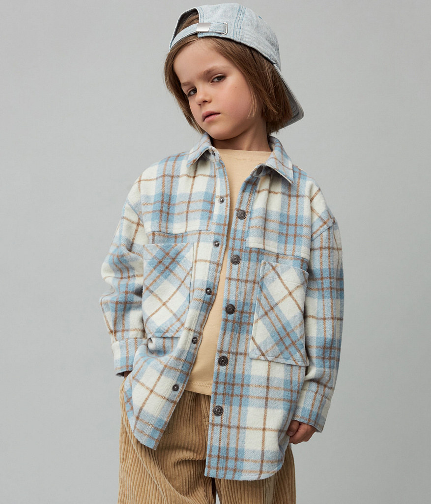 Рубашка детская AW24TKU023 голубой