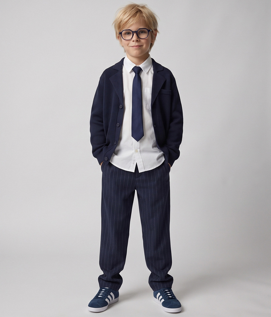 BOYS Cardigan/Кардиган детский/AW25TKB001 синий