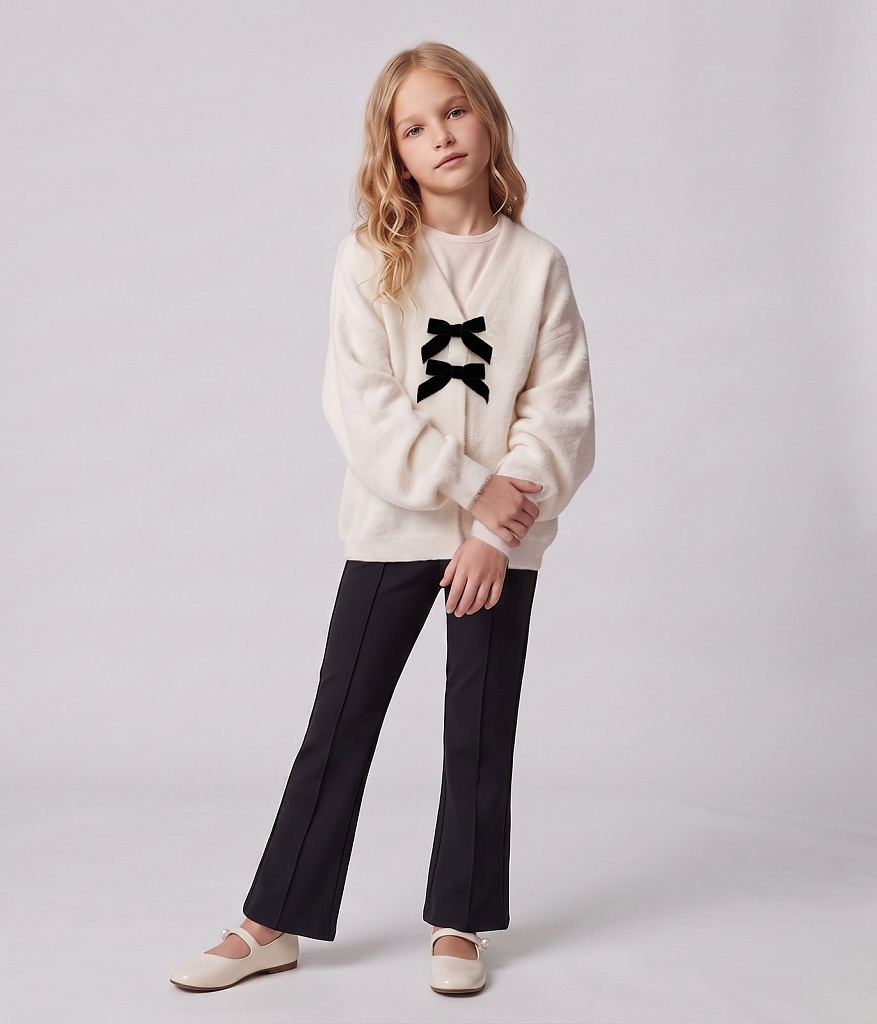 Кардиган детский/AW26TKG045 молочный
