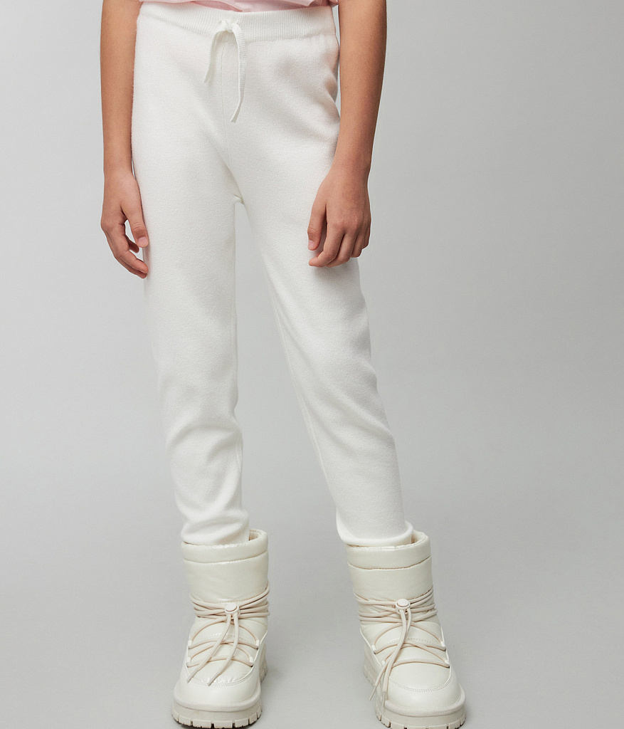 BOYS Joggers knitted/Брюки детские/AW23TKB022 молочный