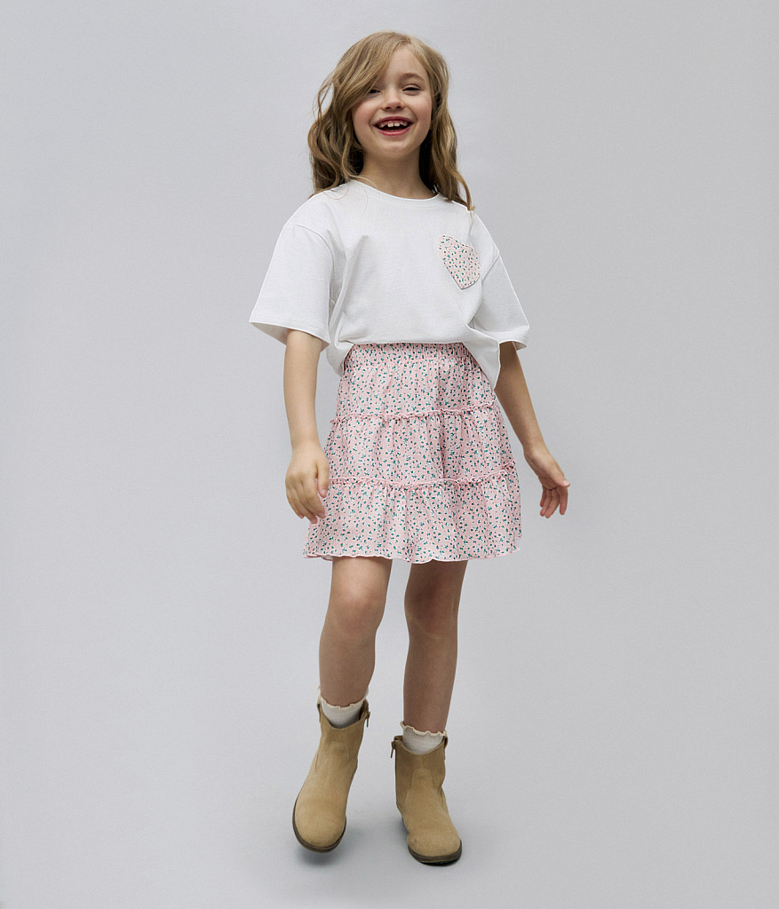 GIRLS shorts/Юбка - Шорты детские/SS24TKG083 розовый