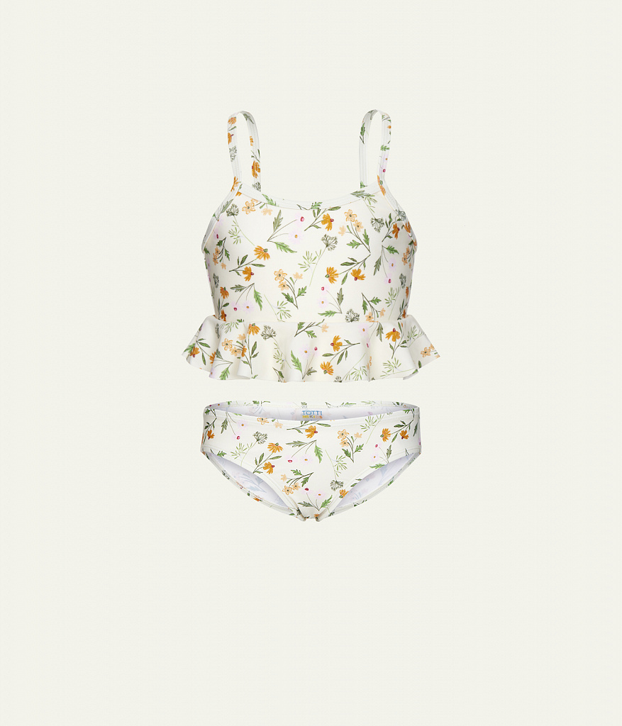 GIRLS Tankini/ Костюм купальный детский/SS24TKG105 молочный