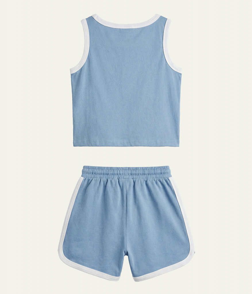 BOYS Set: t-shirt & shorts/Комплект: майка и шорты детские/SS26TKB015 голубой