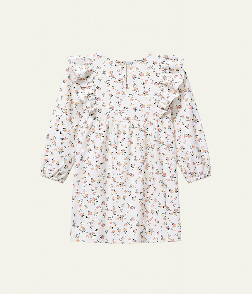 GIRLS baby cord dress/ Платье детское/AW23TKG032 молочный