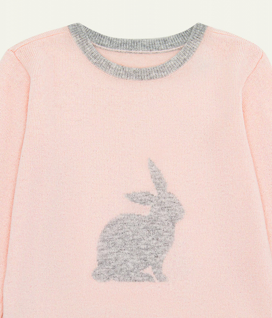GIRLS Jumper knitted/Джемпер детский/AW23TKG043 розовый