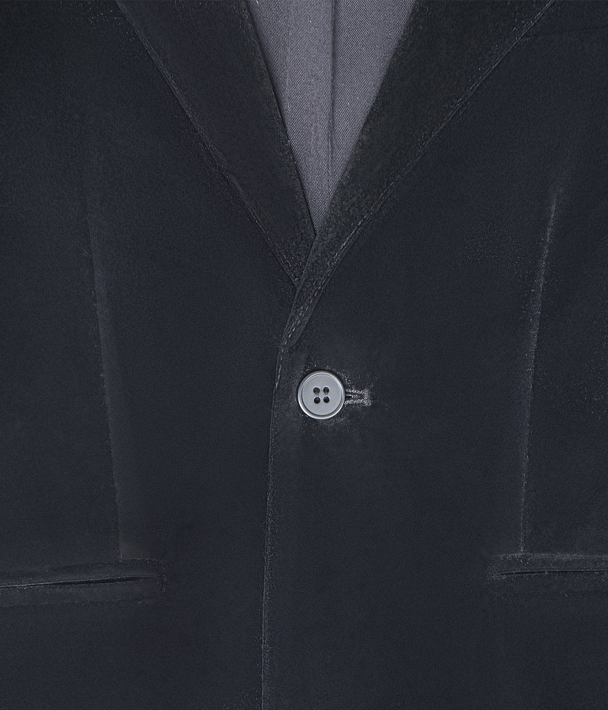 BOYS Velour Blazer/Велюровый пиджак для мальчиков/AW24TKU011 черный