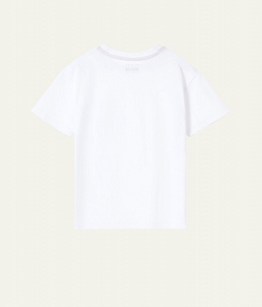 BOYS tee SS/Футболка детская к/р/SS24TKB029 белый