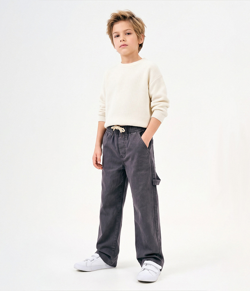 BOYS Pants/Детские брюки / SS25TKB015 темно-серый